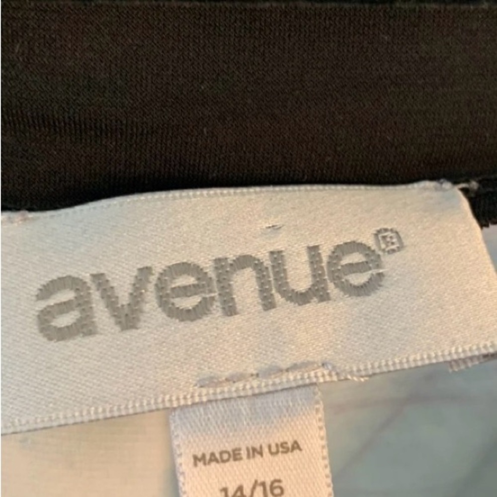Avenue Blue Floral & Stripe Maxi Skirt - Picture 3 of 7
